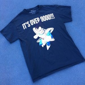 Dragon Ball Z Men's T-Shirt Vegeta It's Over 9000